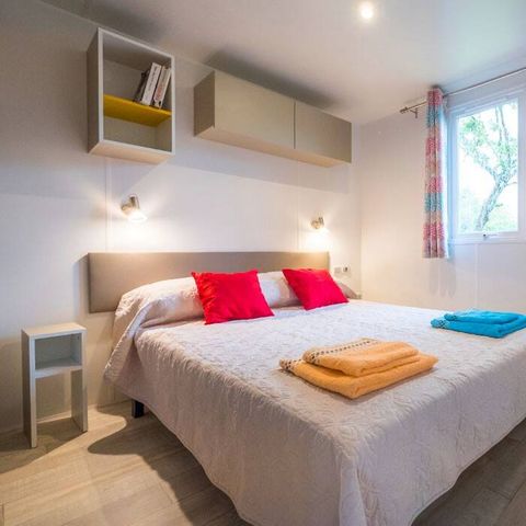 Stacaravan 5 personen - Mobile-home | Comfort | 2 Slaapkamers | 5 Pers. | Verhoogd terras | Airconditioning