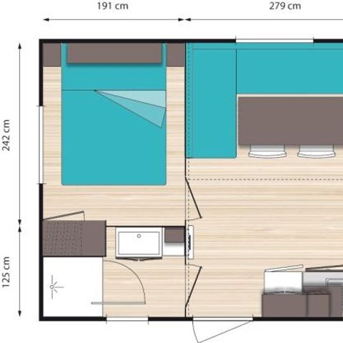 Mobilhome 6 personnes - FAMILY