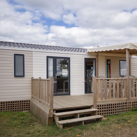 Mobilheim 8 Personen - MOBILE HOME NIRVANA 2 - 3 Schlafzimmer 32 M² mit überdachter Terrasse