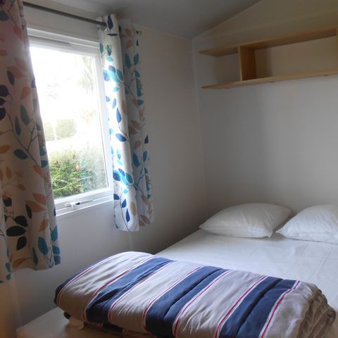 Canvas and wooden tent 5 persons - TITHOME 25m² 2 bedrooms - NO WC AND BATHROOM