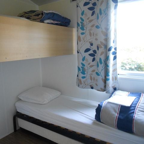 Tente en toile et en bois 5 personnes - TITHOME 25m² 2 chambres - PAS DE WC ET SALLE DE BAIN