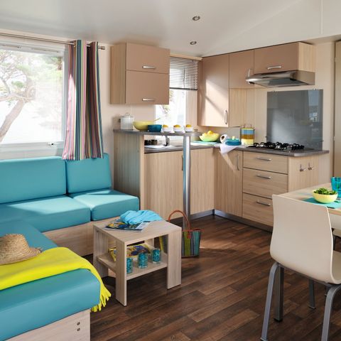 Stacaravan 6 personen - Klassiek Plus