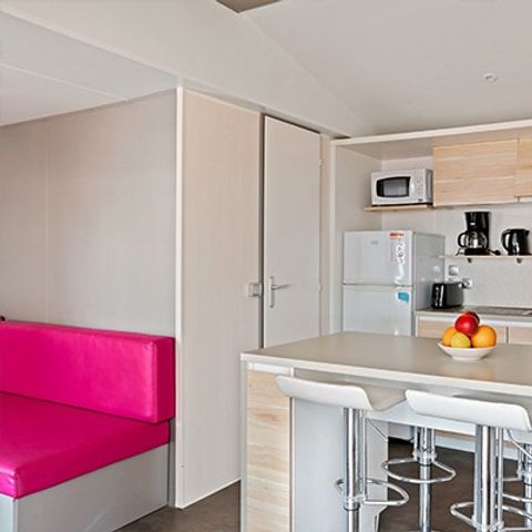 MOBILE HOME 4 people - Comfort XL | 2 Bedrooms | 4 Pers. | Raised terrace | TV