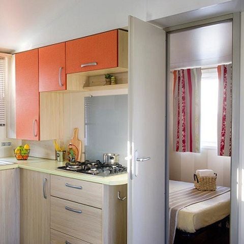 MOBILHOME 6 personas - Clásico | 3 Dormitorios | 6 Pers. | Terraza elevada
