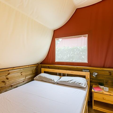 Glampingtent 8 personen - Ontdekkingsreizigerstent | 4 slaapkamers | 6/8 personen | Zonder badkamer
