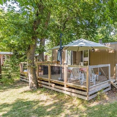 Mobilhome 6 personnes - Comfort | 2 Ch. | 4/6 Pers. | Terrasse simple | Clim. | TV