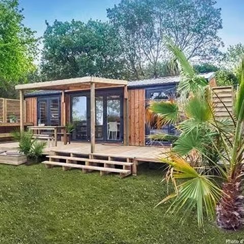 MOBILE HOME 4 people - Ultimate | 2 Bedrooms | 4 Pers | Raised terrace | 2 bathrooms | Air conditioning | TV