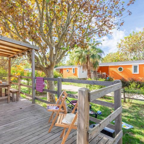 MOBILHOME 6 personas - Mobil home | Premium | 3 Dormitorios | 6 Pers | Terraza cubierta | 1 baño | Aire acondicionado | TV