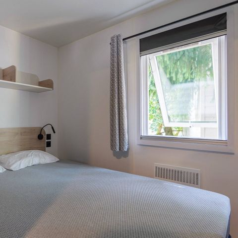 Mobilhome 4 personnes - Mobil-home | Premium | 2 Ch. | 4 Pers. | Terrasse couverte | 1 SDB | Clim. | TV
