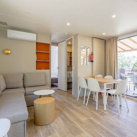 Mobilhome 4 personnes - Mobil-home | Ultimate | 2 Ch. | 4 Pers. | Terrasse Lounge | 2 SDB | Clim. | TV
