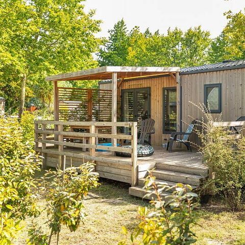 Mobilhome 6 personnes - Mobil-home | Premium Exclusive | 3 Ch. | 6 Pers. | Terrasse Lounge | Clim. | TV