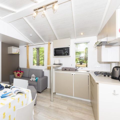 Stacaravan 6 personen - stacaravan met 3 slaapkamers