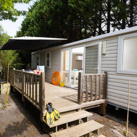Stacaravan 6 personen - stacaravan met 3 slaapkamers