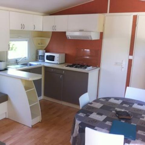 Chalet 4 personen - stacaravan met 2 slaapkamers