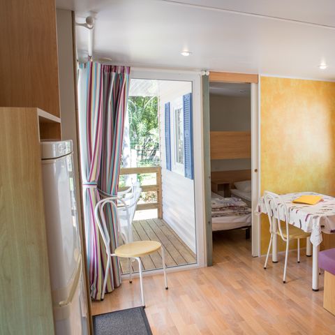 Chalet 4 personen - stacaravan met 2 slaapkamers