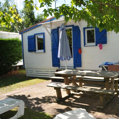 Chalet 4 personen - Hout 2 kamers (ZATERDAG/ZATERDAG)