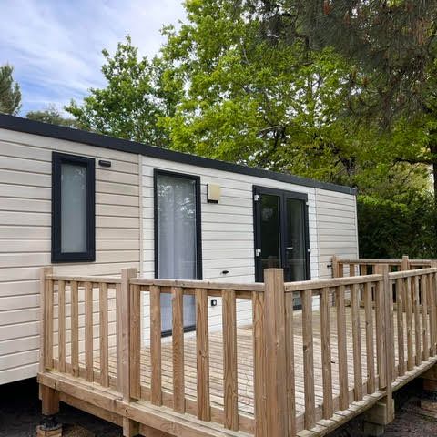 MOBILE HOME 4 people - Mobilhome 31 m² 2 bedrooms n° 80 Covered terrace, air-conditioned, 2/4 Pers Saturday - Saturday