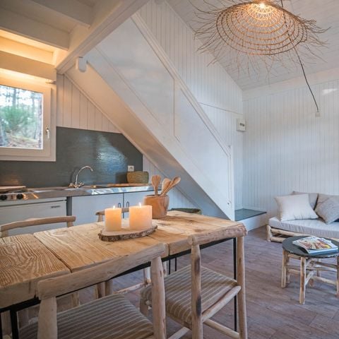 BUNGALOW 4 personnes - Cabane CONFORT | 2 chambres - Côté Village