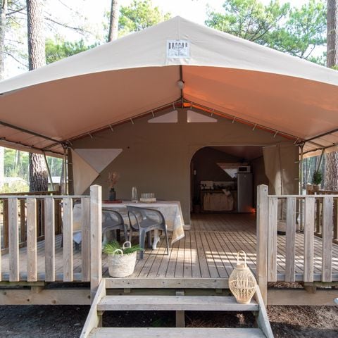 TENDA IN TELA E LEGNO 5 persone - Tenda Maori.