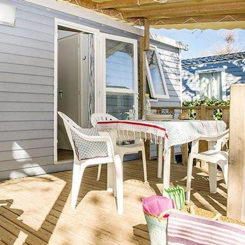 MOBILHOME 6 personas - Casa móvil confort para 6 personas, climatizada (aprox. 31m²)