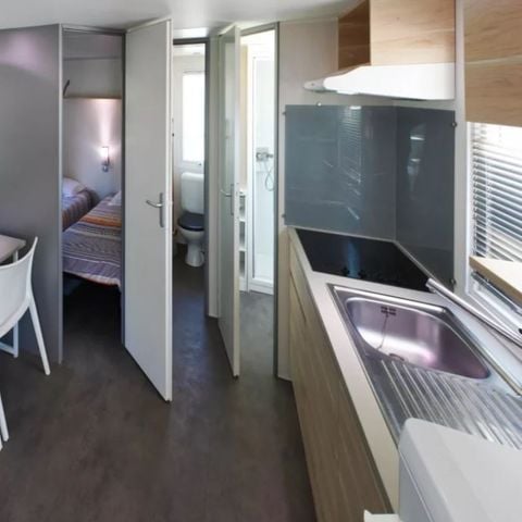 Stacaravan 4 personen - Stacaravan voor 4 personen 2 slaapkamers (airconditioning, tv)