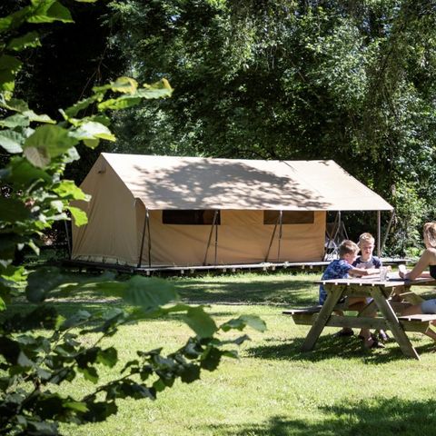 Tent van canvas en hout 4 personen - Ponza - geen sanitaire voorzieningen