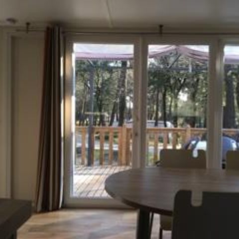 Stacaravan 6 personen - TOURNESOL 3 slaapkamers geklimatiseerd en comfortabel