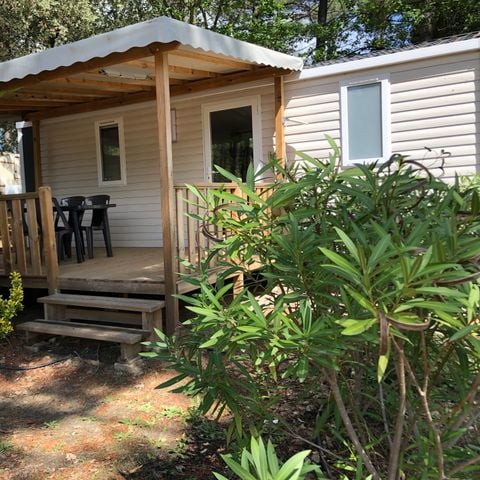 Mobilheim 4 Personen - PROVENCE 2 klimatisierte Zimmer mit TV