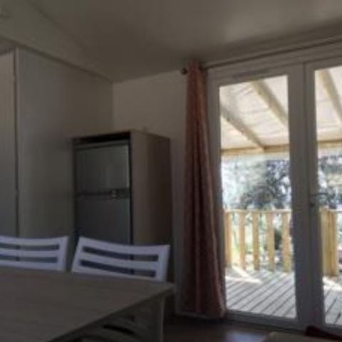 Stacaravan 6 personen - COQUELICOT 3 slaapkamers met airconditioning en TV