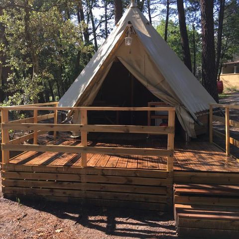 UNUSUAL ACCOMMODATION 4 people - TIPI 2 rooms without sanitary facilities