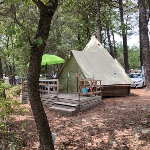 Accommodatie 4 personen - TIPI 2 kamers zonder sanitair