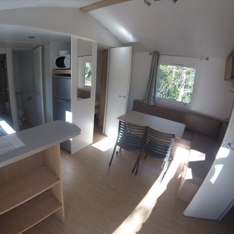 Mobile home 4 persons - PREMIUM MONTSEREIN Air-conditioned- 2 bedrooms + dishwasher + TV (2 adults max+2 children)