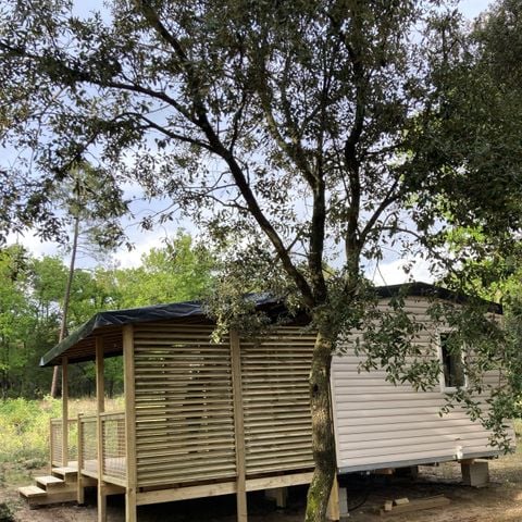 Mobile home 4 persons - PREMIUM MONTSEREIN Air-conditioned- 2 bedrooms + dishwasher + TV (2 adults max+2 children)