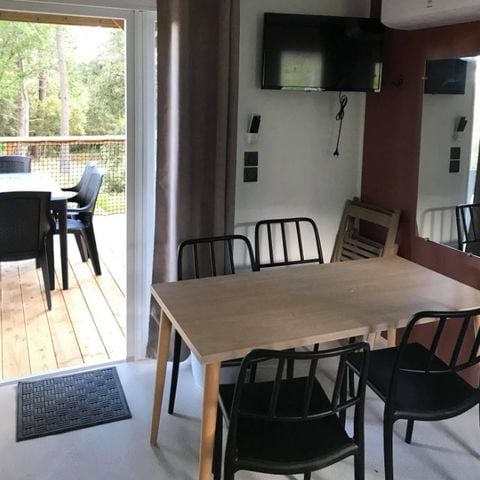 Mobile home 6 persons - PREMIUM MONTMIRAIL Air-conditioned- 3 bedrooms + dishwasher + TV (4 adults max+2 children)