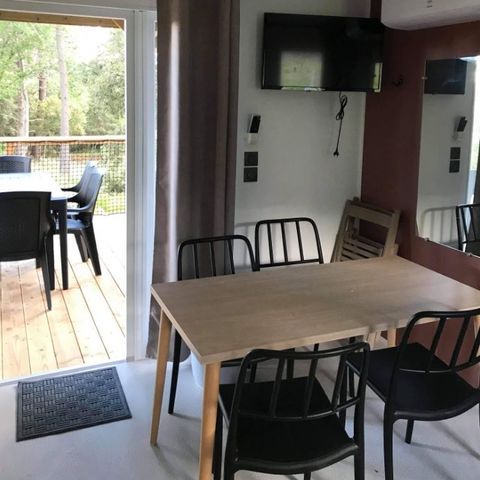Mobilheim 6 personen - PREMIUM MONTMIRAIL Klimatisiert- 3 Zimmer + Geschirrspüler + TV (4 Erwachsene max+2 Kinder)
