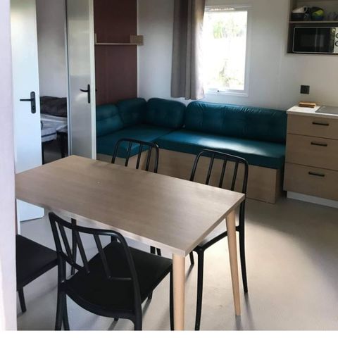 Mobilheim 6 personen - PREMIUM MONTMIRAIL Klimatisiert- 3 Zimmer + Geschirrspüler + TV (4 Erwachsene max+2 Kinder)