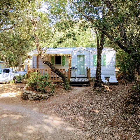 Mobile home 6 persons - 2 bedrooms - And convertible lounge - Air conditioning