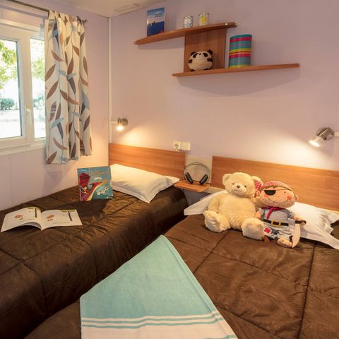 CASA MOBILE 6 persone - Comfort | 2 camere da letto | 4-6 posti letto | Terrazza singola | 1 bagno | Aria condizionata