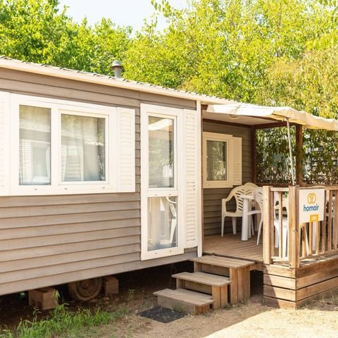 Bungalow 4 personen - Stacaravan | Comfort | 2 Slaapkamers | 4 Pers | Eenpersoons terras | Airconditioning | TV