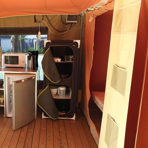 CANVAS BUNGALOW 4 people - LODGE CARAIBES - without sanitary facilities