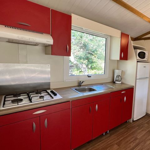 Chalet 6 personen - Houten chalet 3 slaapkamers Airconditioning - Zondag