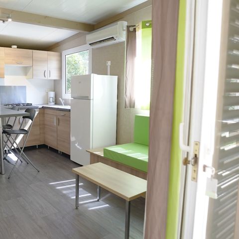 Chalet 4 personen - Houten 2 slaapkamers Airconditioning - Zondag