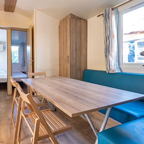 MOBILHOME 6 personnes - Comfort XL | 3 Ch. | 6 Pers. | Terrasse Couverte | Clim.