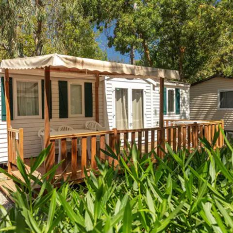 Stacaravan 8 personen - Stacaravan | Klassiek | 3 Slaapkamers | 6/8 Pers. | Verhoogd terras | Airconditioning.