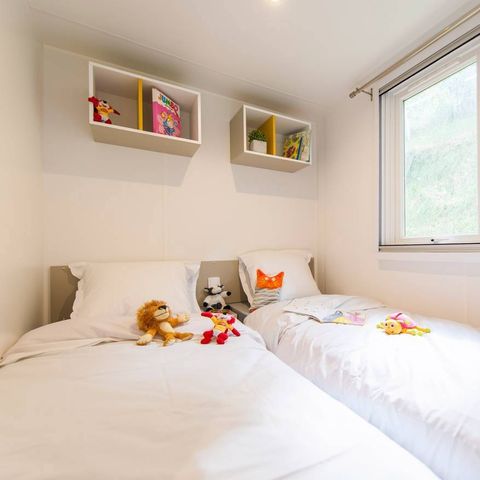 BUNGALOW 6 personnes - Mobil-home | Comfort | 3 Ch. | 6 Pers. | Terrasse simple | Clim. | TV