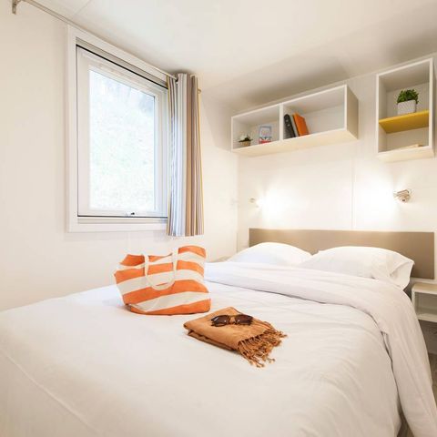 BUNGALOW 6 personnes - Mobil-home | Comfort | 3 Ch. | 6 Pers. | Terrasse simple | Clim. | TV