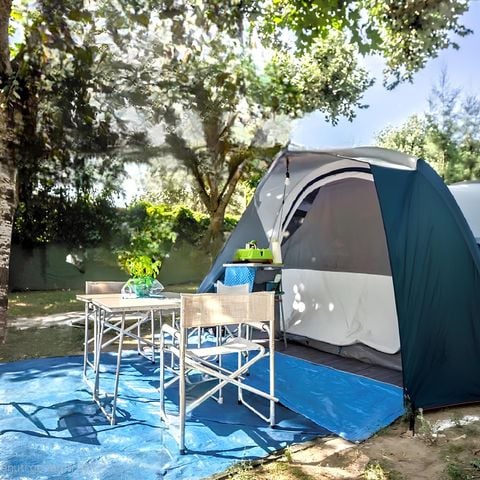 Kampeerplaats - Standplaats voor middelgrote tent