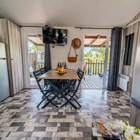 Mobile home 6 persons - Trio Premium 4 Rooms 6 People Jacuzzi + Air Conditioning + TV