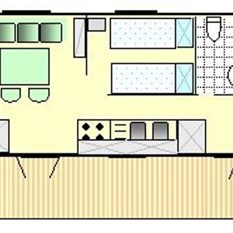 Mobilhome 4 personas - MOBILHOME 25 m