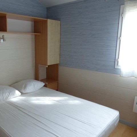 CHALET 6 personas - Chalet Confort -35m² -2 habitaciones - terraza semi-cubierta - TV - Aire acondicionado 2/6 pers